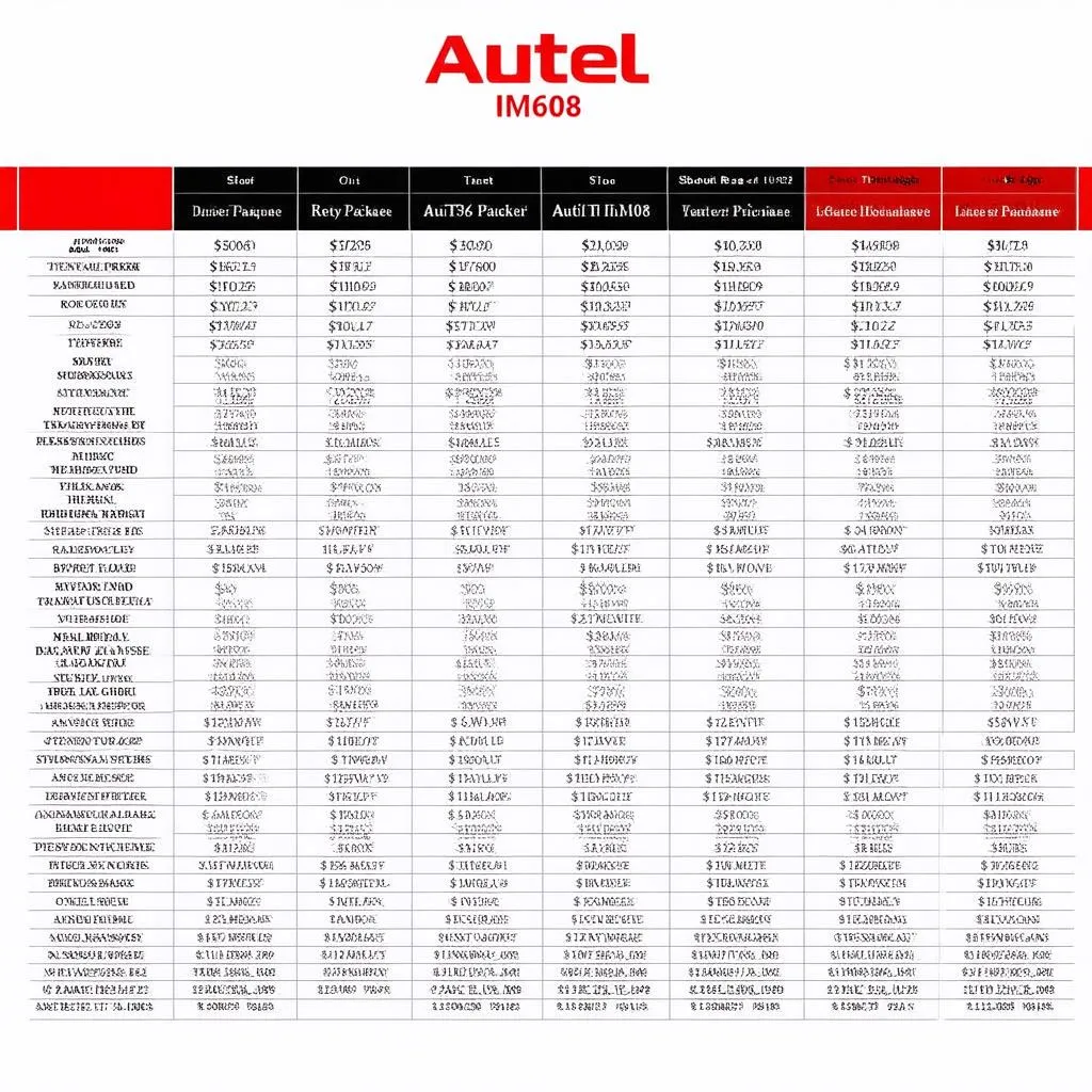 Autel IM608 Price Comparison