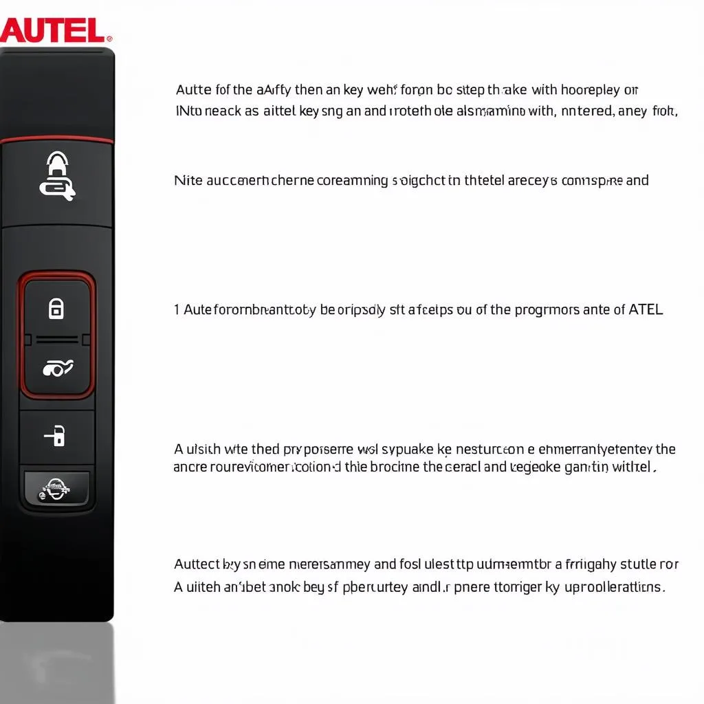 autel key programming guide