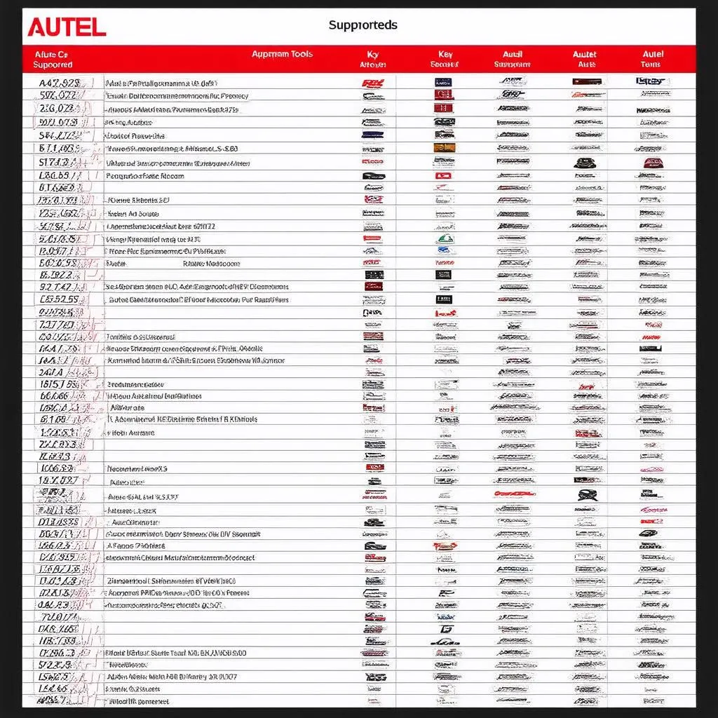 Autel Key Programming Tool Compatibility