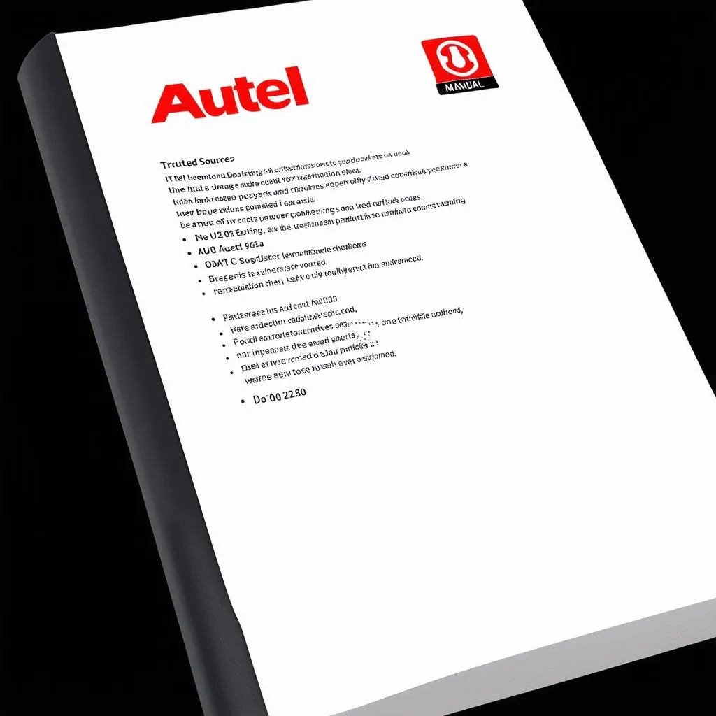 Autel Diagnostic Manual