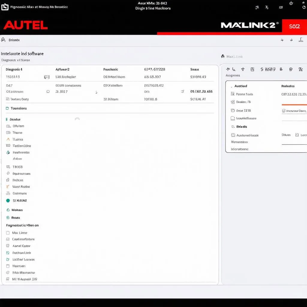 Autel Max Link 2 software interface