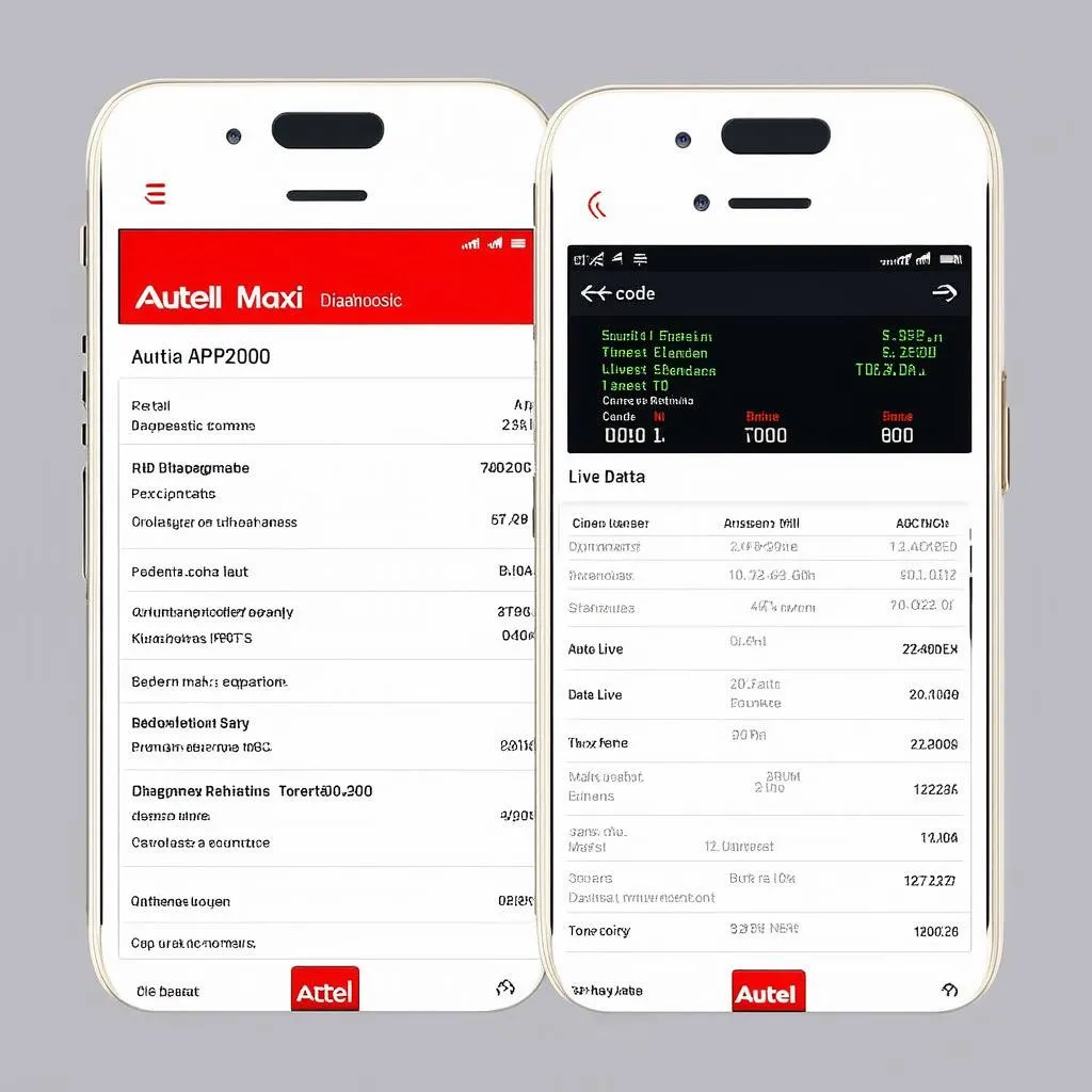 Autel Maxi AP200 App Screen