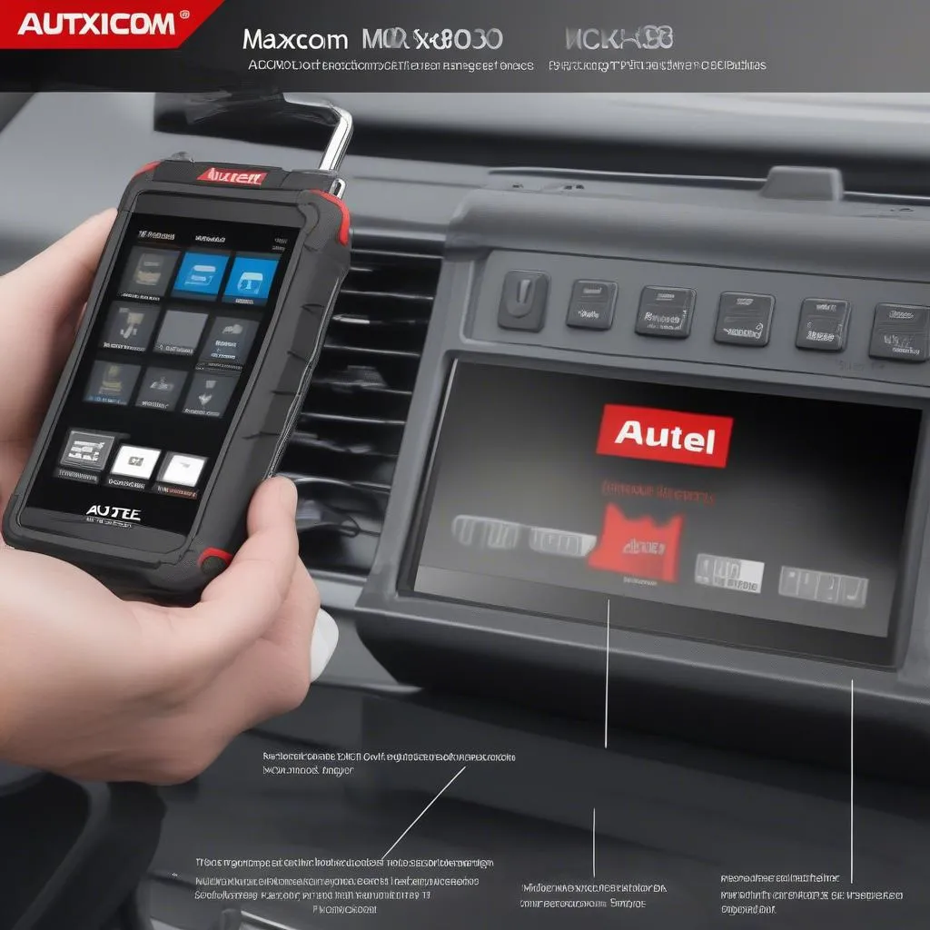 Autel MaxiCOM MK808 Scan Tool for Audi Diagnostics and Programming