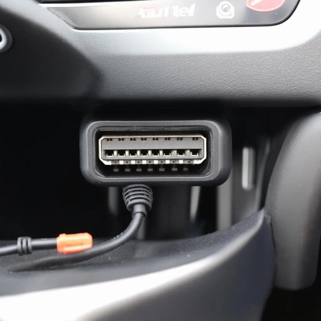 OBD2 Port on a Car