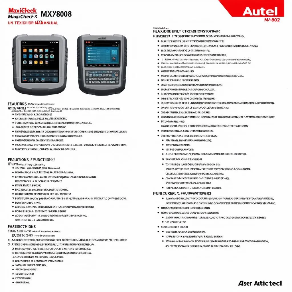 Autel MaxiCheck MX808 User Manual