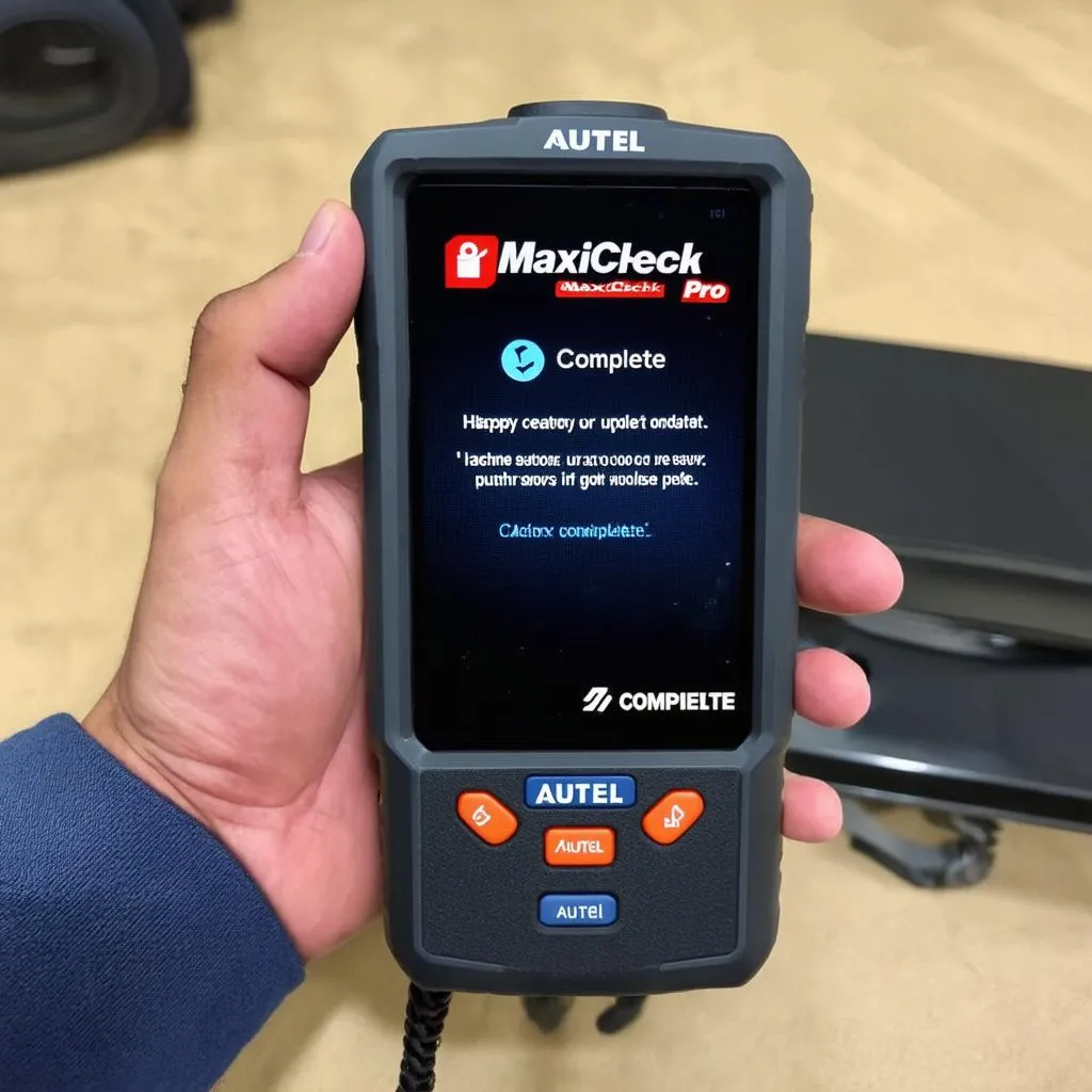 Autel MaxiCheck Pro Update Complete