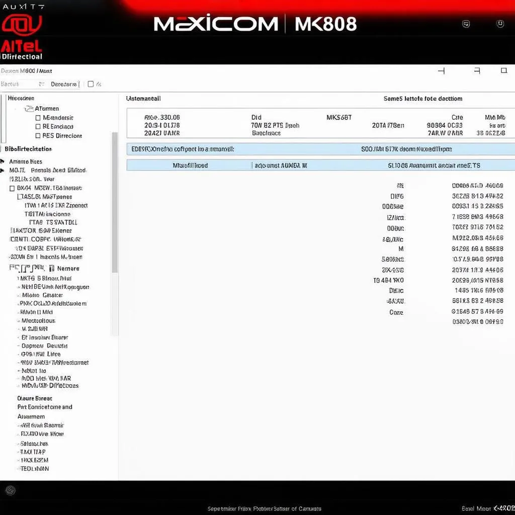 Autel MaxiCOM MK808 Bidirectional Software