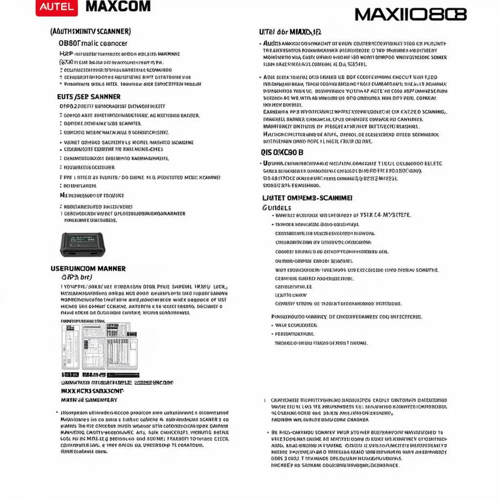 autel maxicom mk808 mx808 user manual