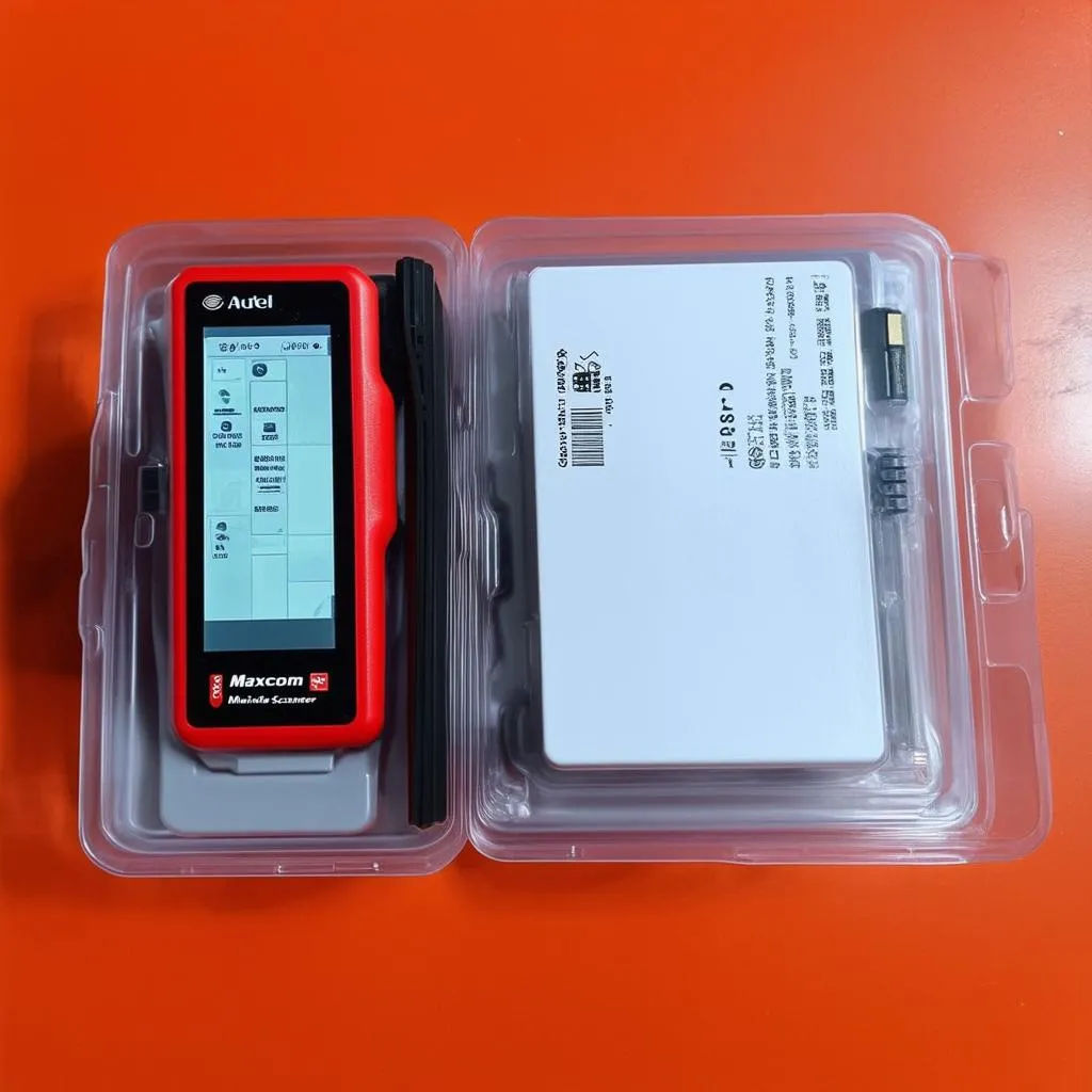 Autel Maxicom MK808 OBD2 Scanner Packaging