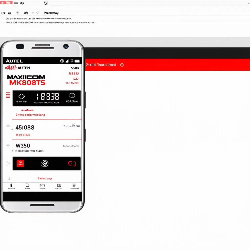 Autel MaxiCOM MK808TS App