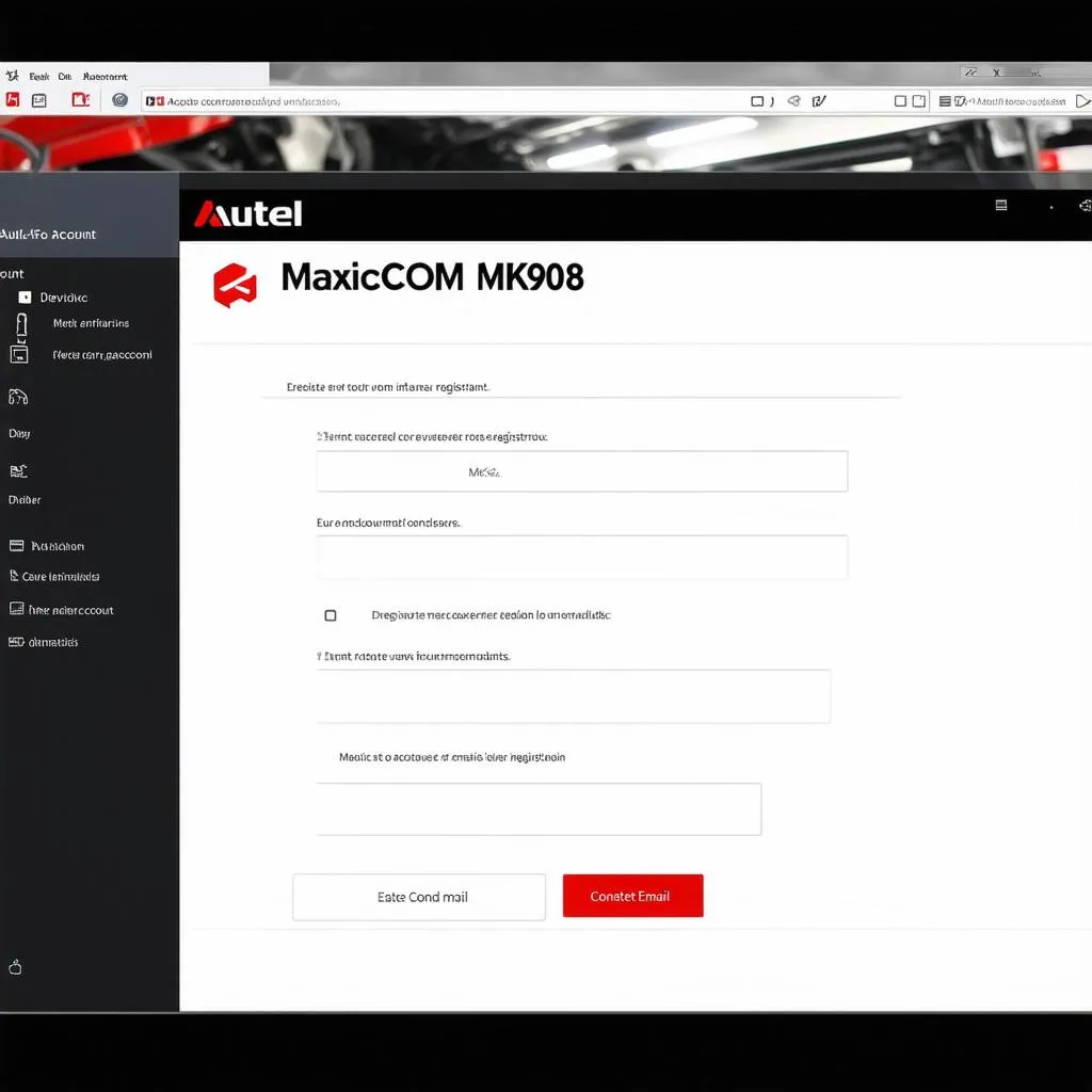 Autel MaxiCOM MK908 Registration