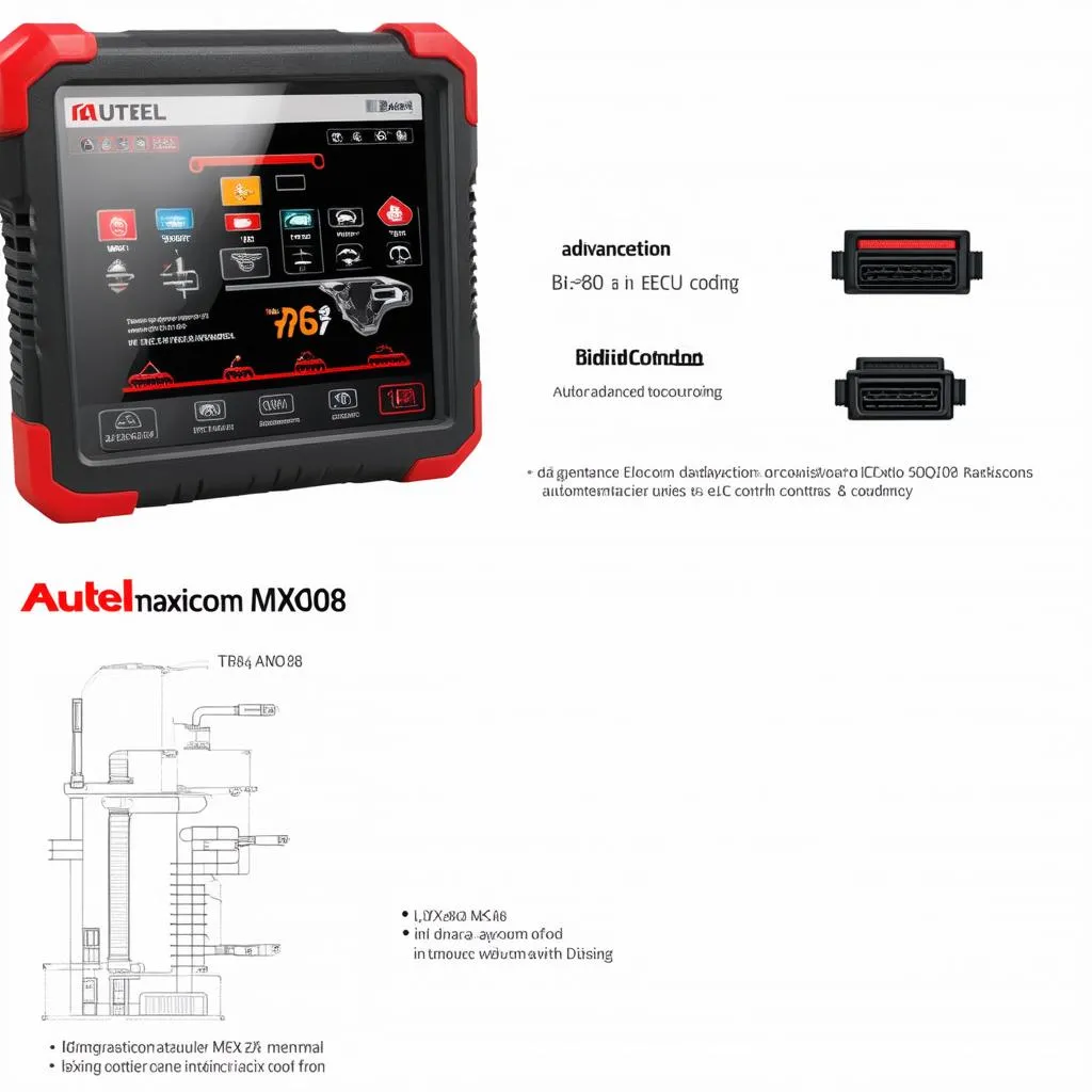 Autel Maxicom MX808 Professional Scanner