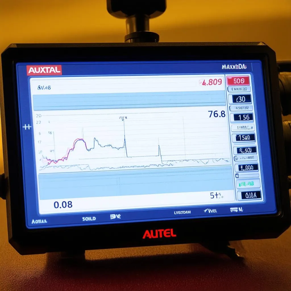 Autel Maxidas 808 Scanner Screen