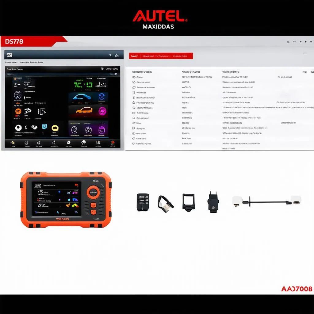 Autel Maxidas DS708 features