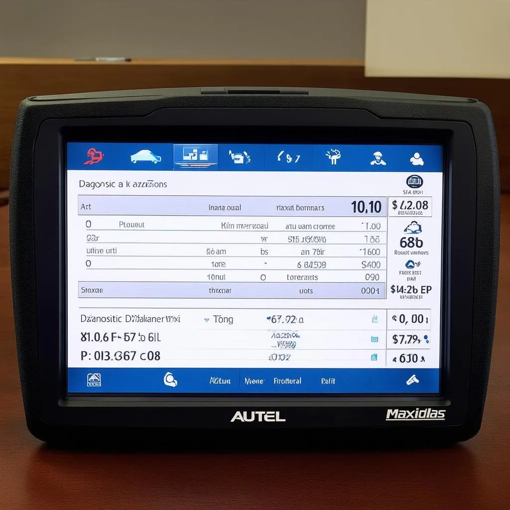 Autel Maxidas DS708 NZ Screen