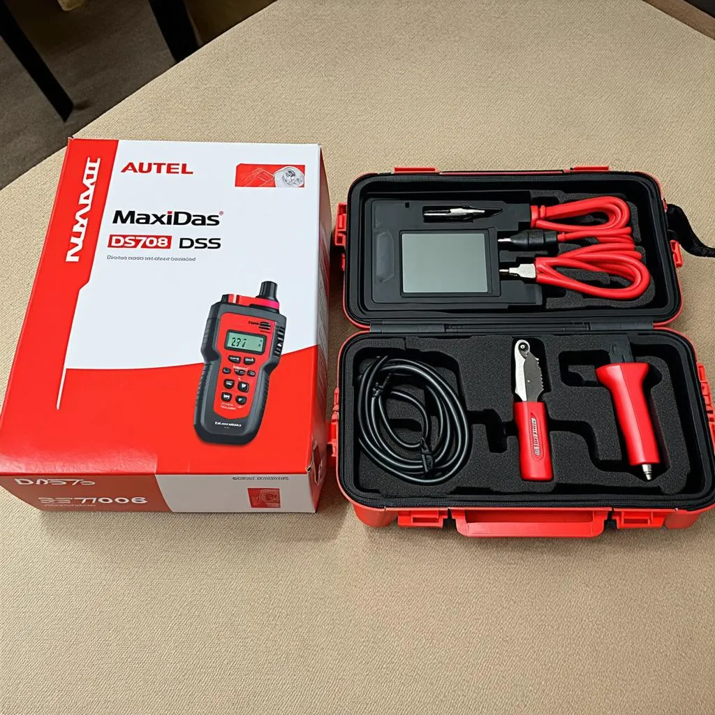 Autel Maxidas DS708 packaging