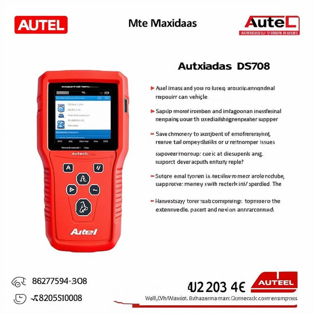 Autel Maxidas DS708 Repair