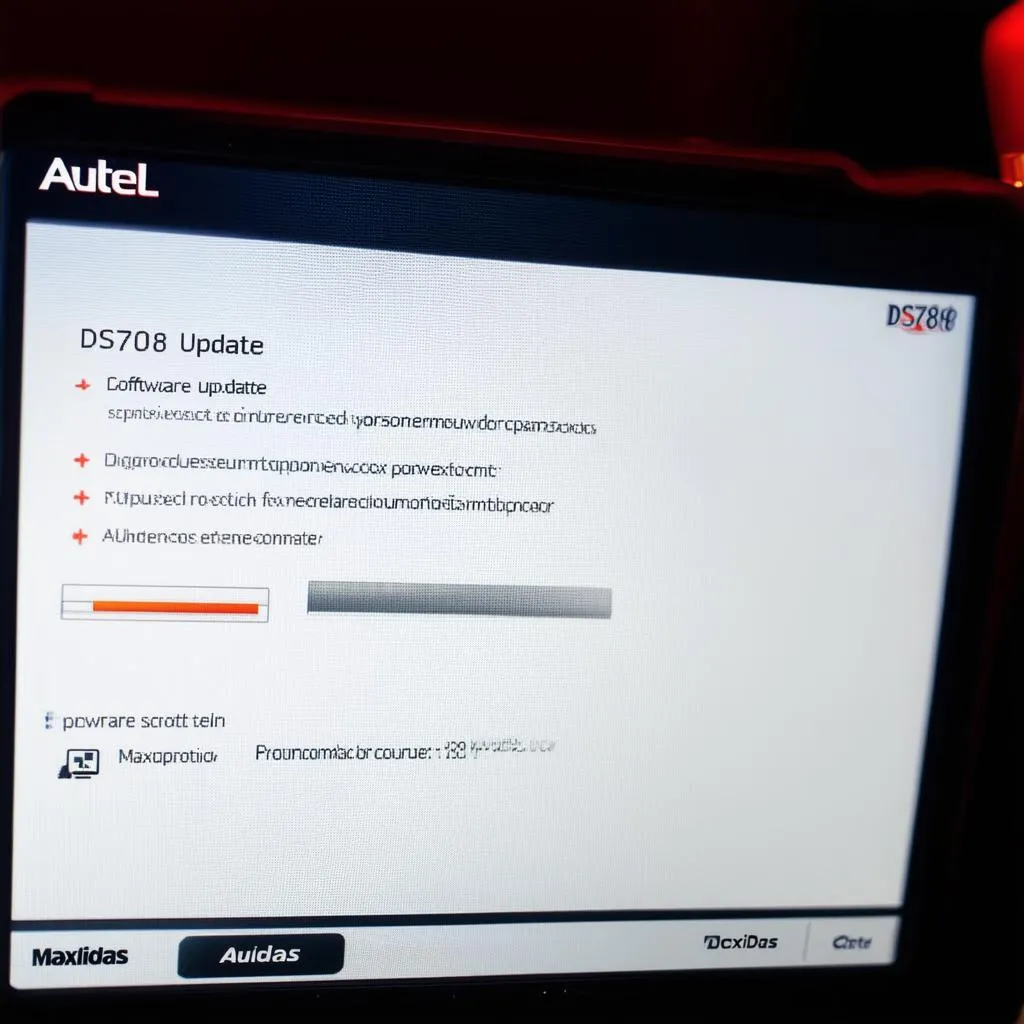 Autel Maxidas DS708 Software Update