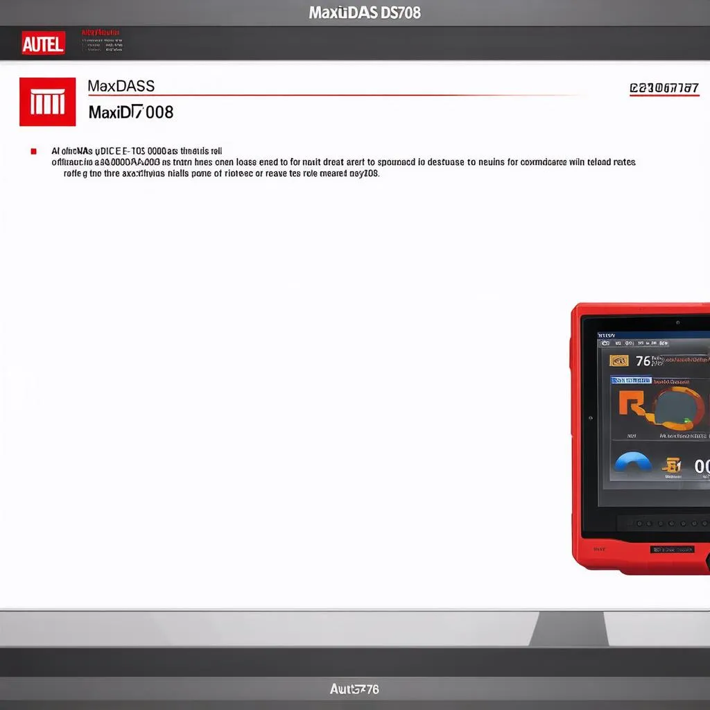 Autel MaxiDAS DS708 update