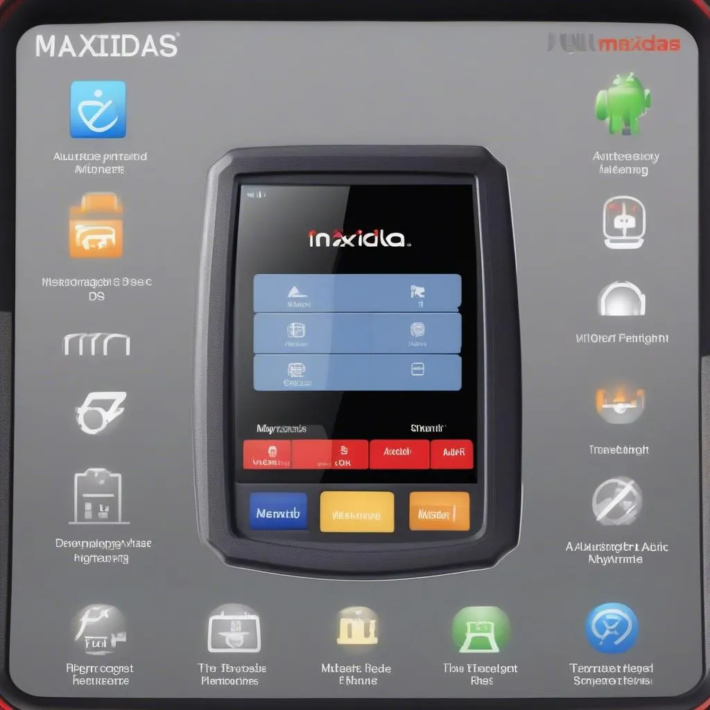 Autel Maxidas DS708 User Interface