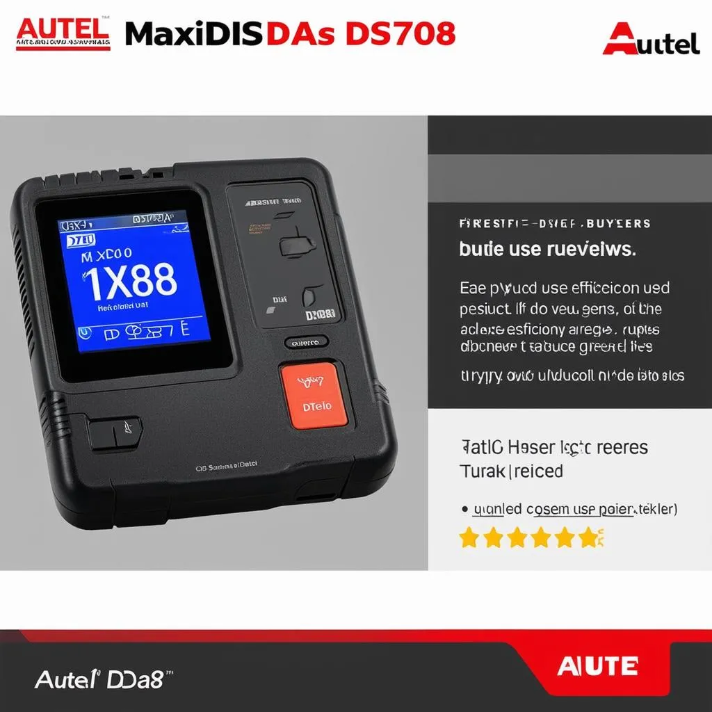 Autel MaxiDAS DS708 User Reviews