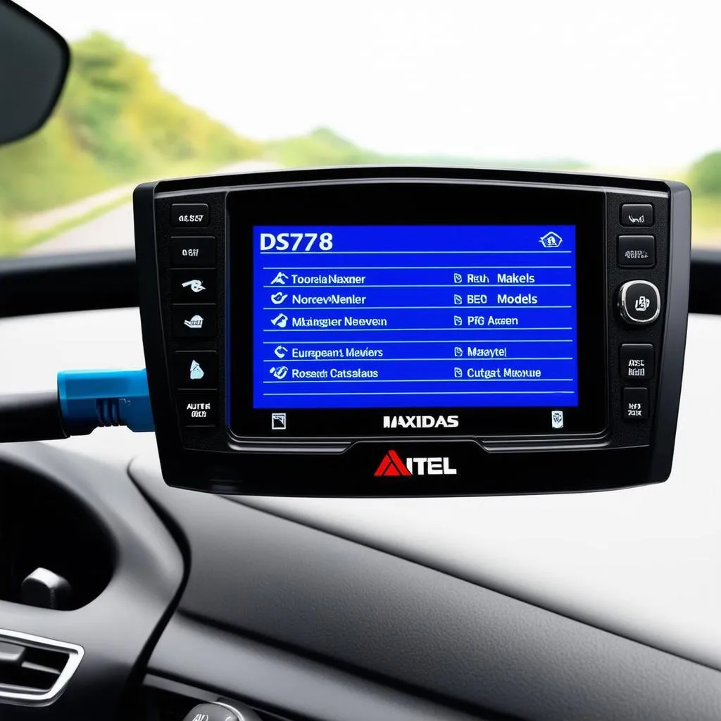 Autel Maxidas DS708 Vehicle Support