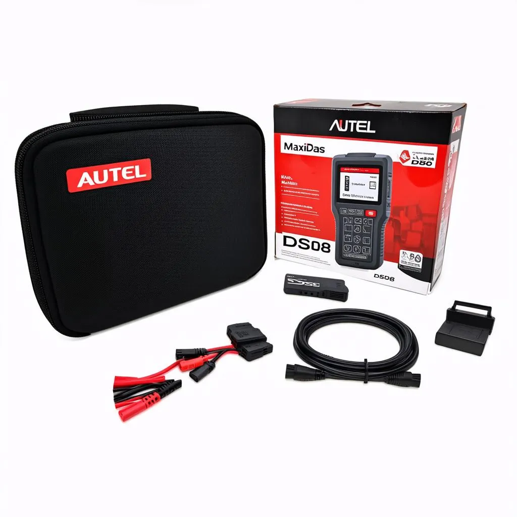 autel maxidas ds808 obd2 packaging