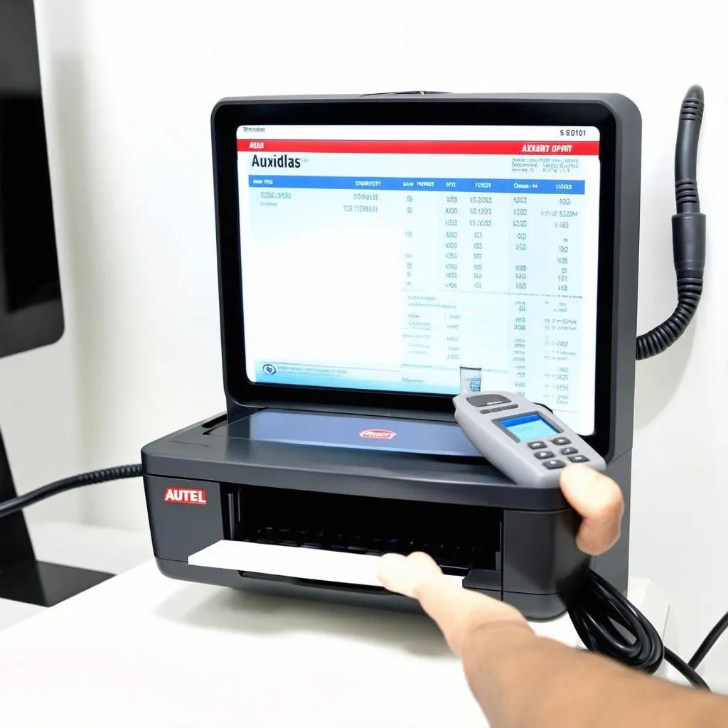 Autel Maxidas Printer Setup