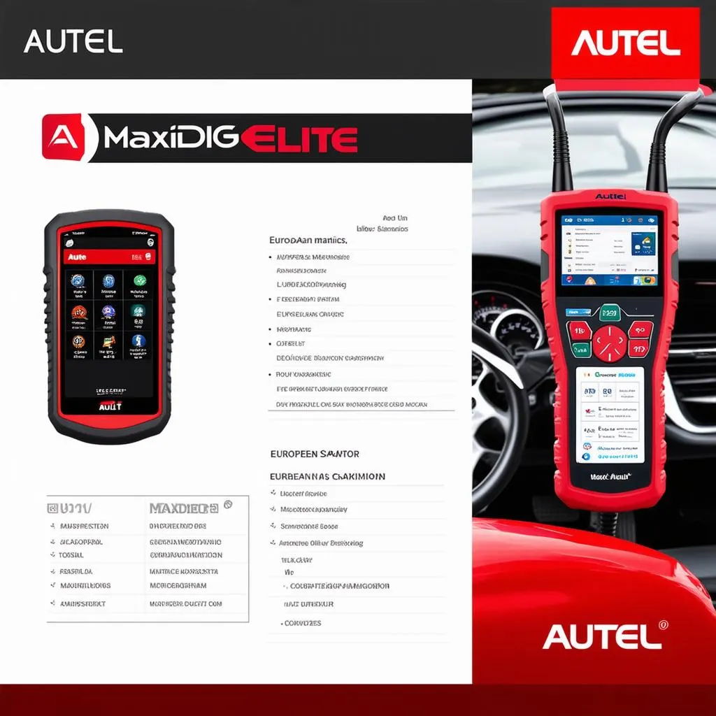 Autel Maxidiag Elite Scanner