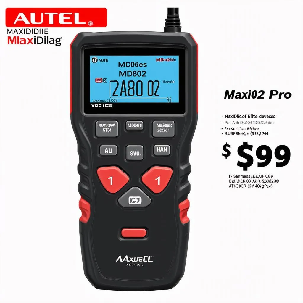 Autel MaxiDiag Elite MD802 Pro Price