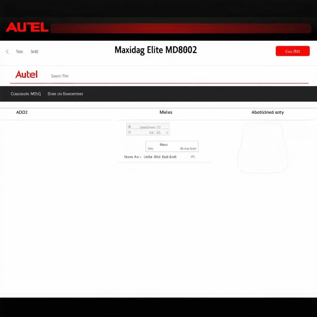 Autel MaxiDiag Elite MD802 User Guide