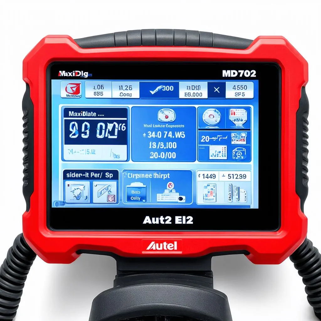 Autel MaxiDiag MD702 Elite diagnostic tool screen