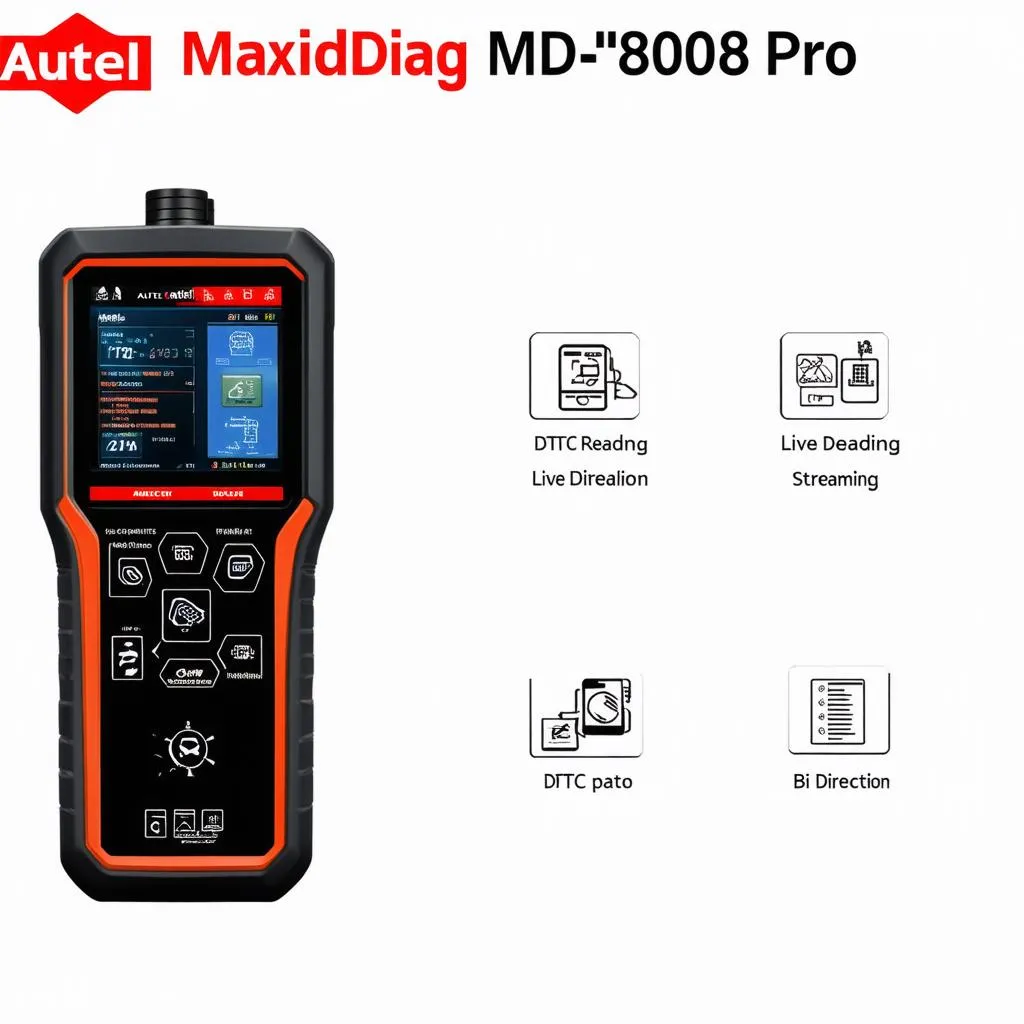 Autel MaxiDiag MD808 Pro Features