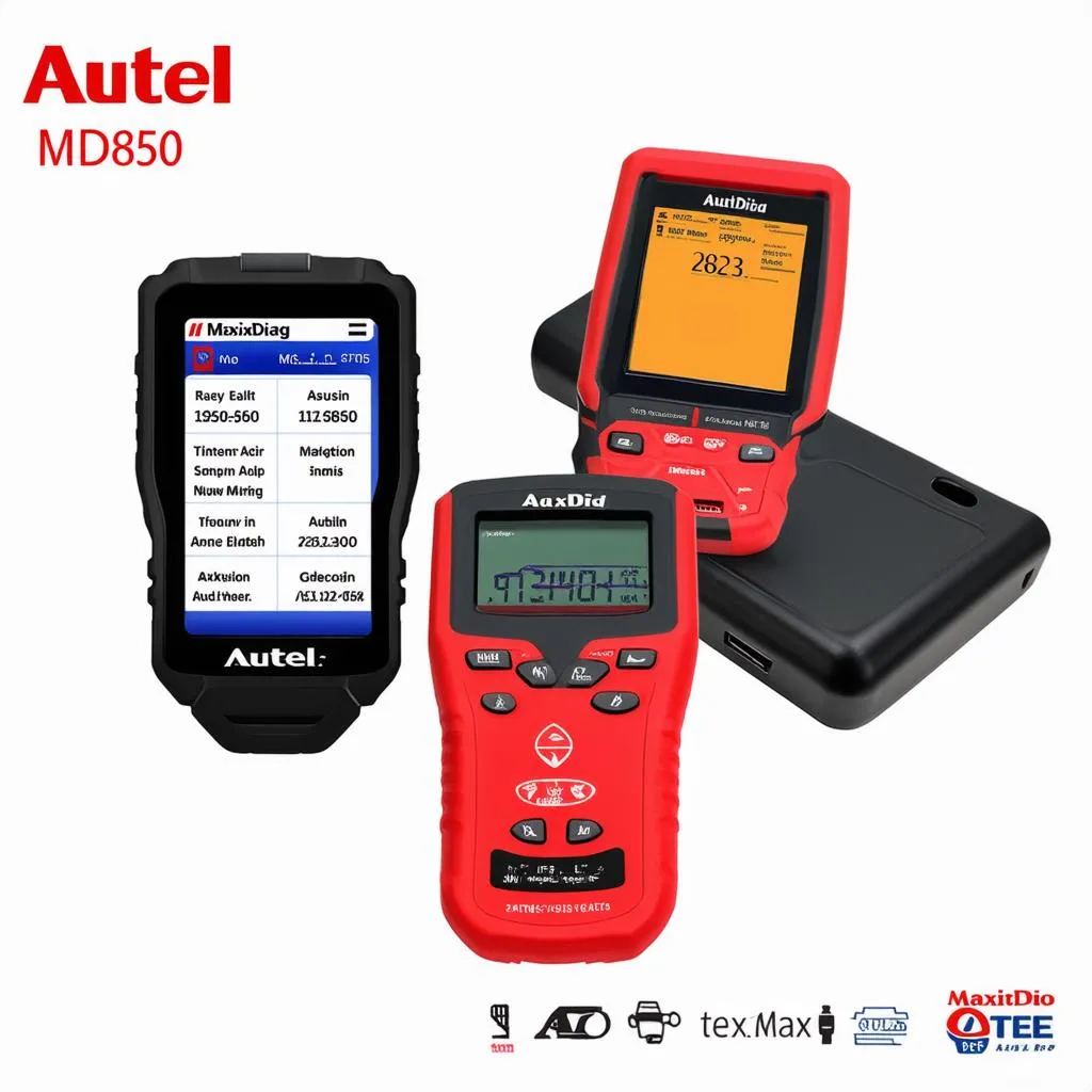 Autel MaxiDiag MD850 User Interface