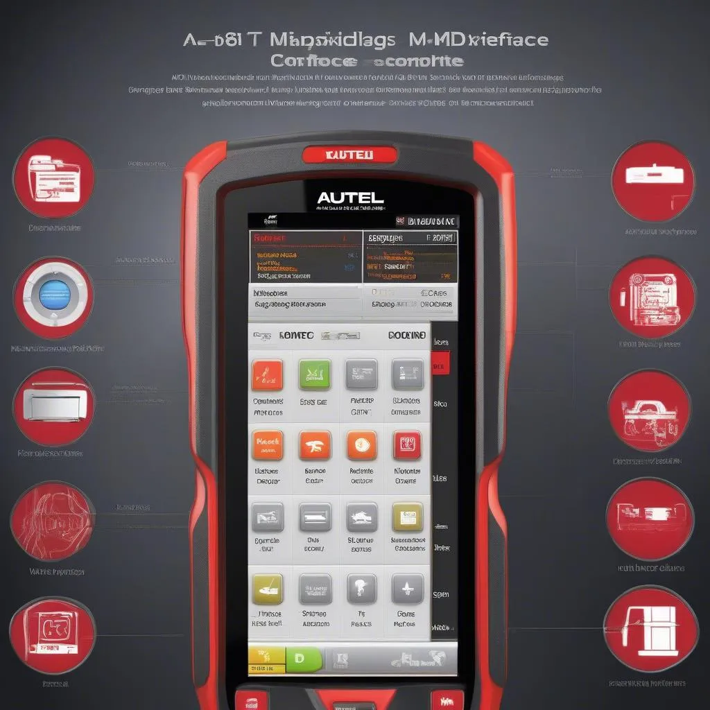 Autel MaxiDiag Pro MD801 interface