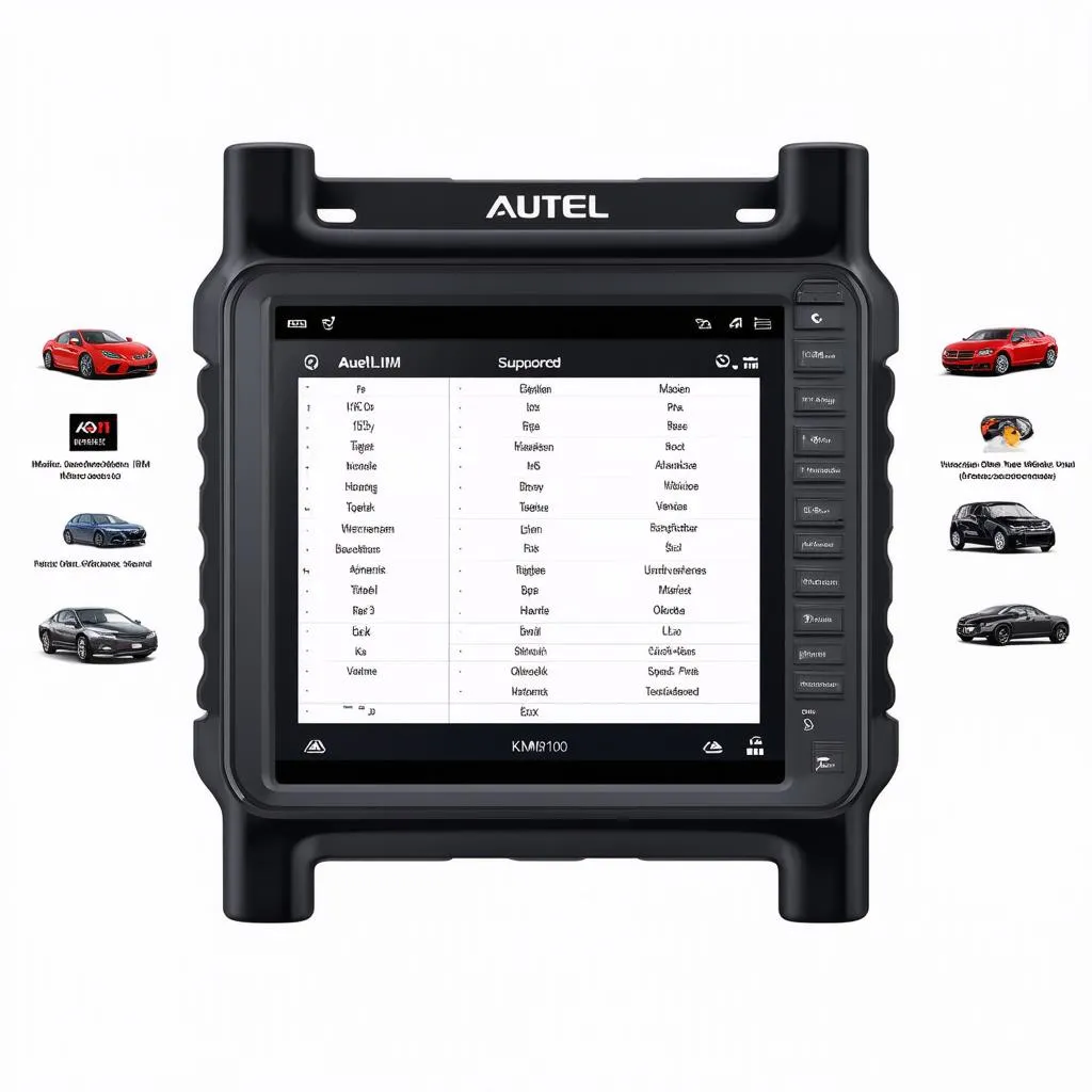 Autel MaxiIM KM100 Car List