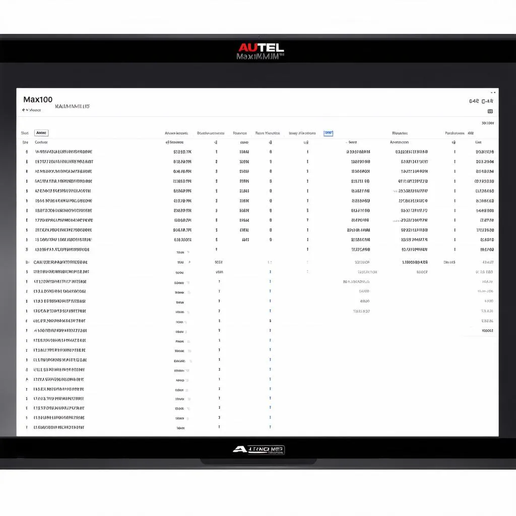 Autel MaxiIM KM100 Car List Data