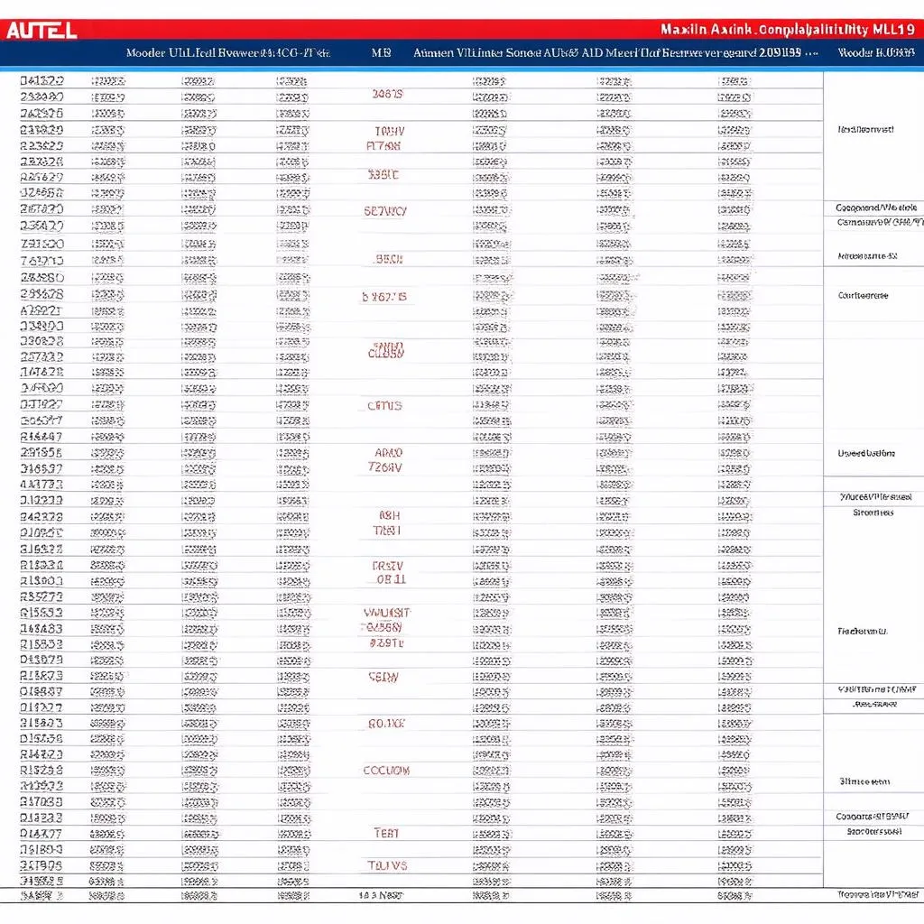 Autel MaxiLink ML619 Vehicle Compatibility