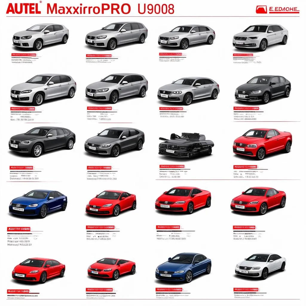 Autel MaxiPRO EU908 Coverage