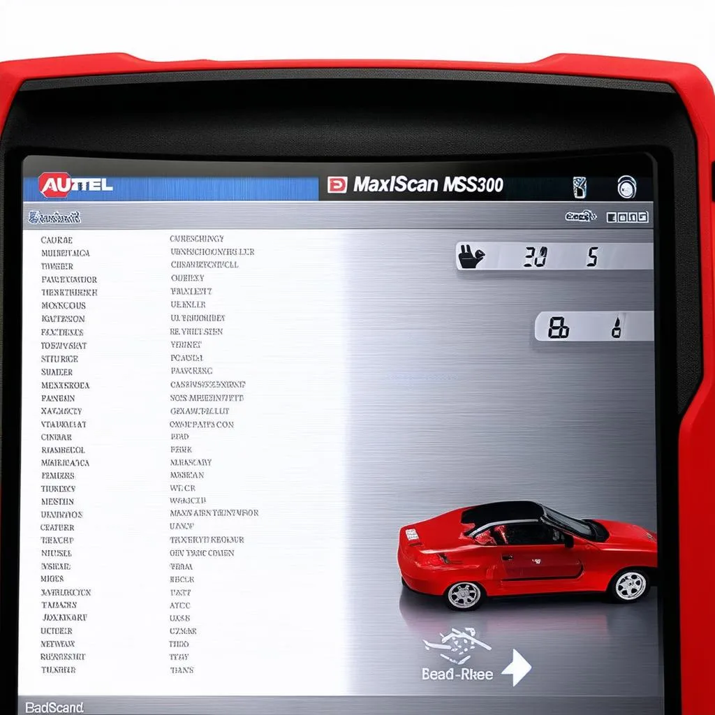 Autel MaxiScan MS300 Diagnostic Features