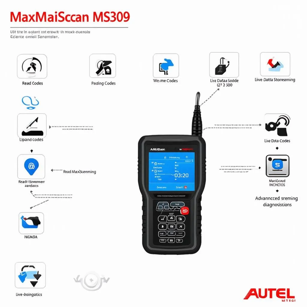 Autel MaxiScan MS309 Features