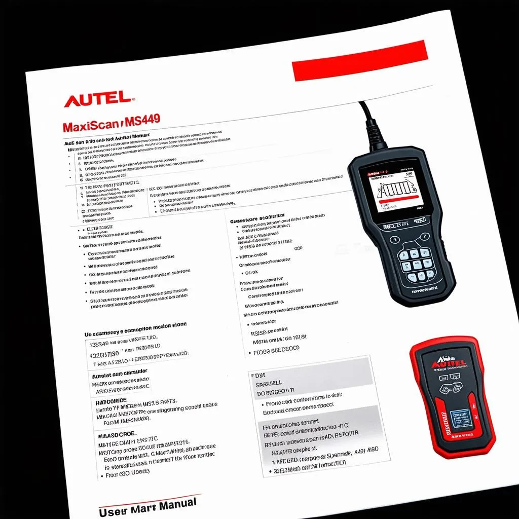 Autel MaxiScan MS409 OBD2 EOBD Scanner User Manual