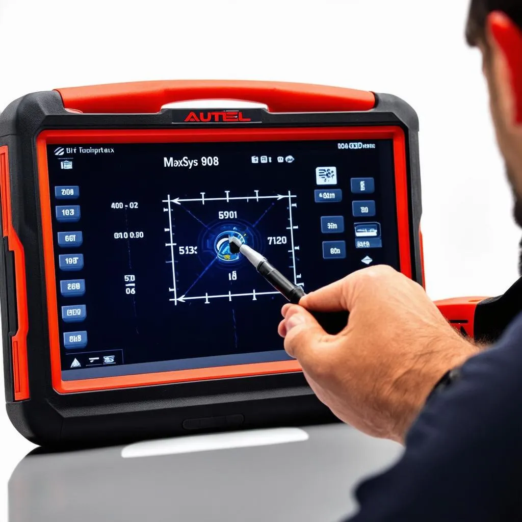 Autel MaxiSys 908 touch screen calibration