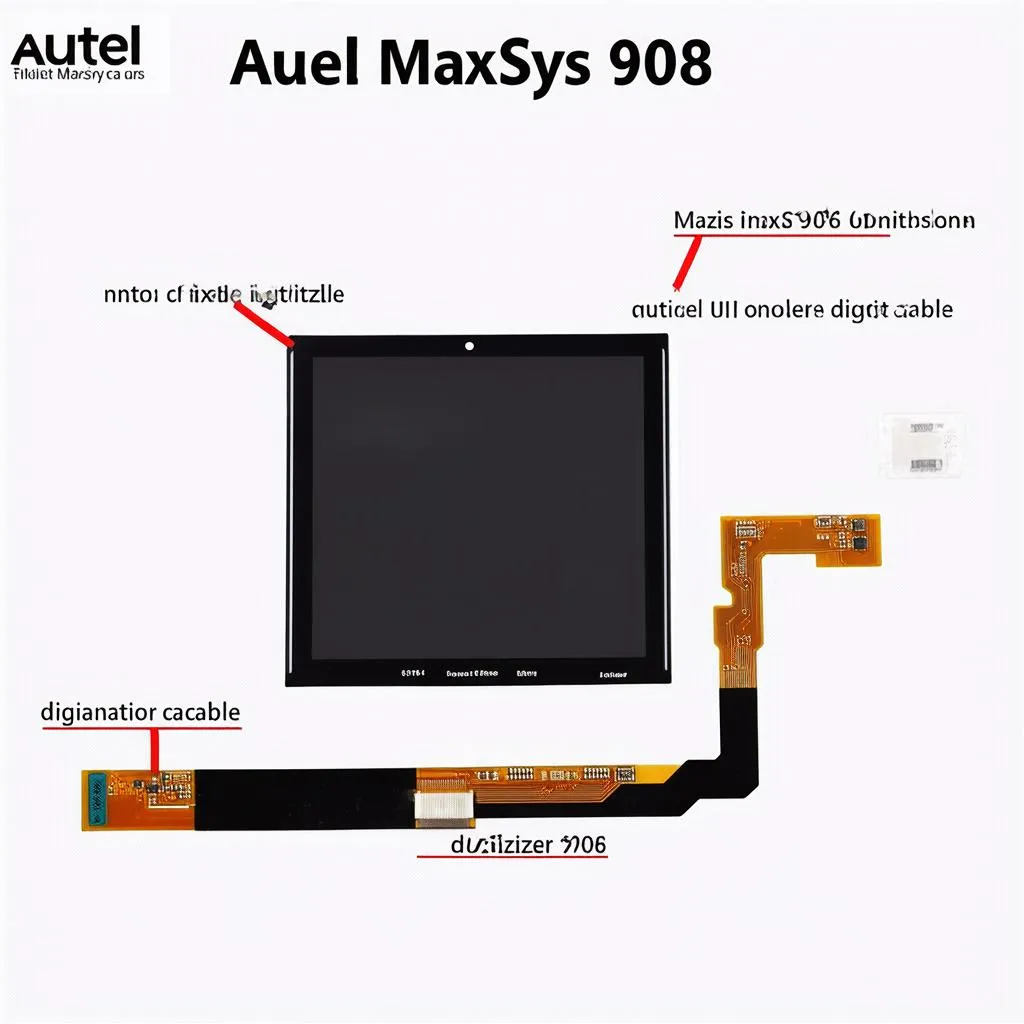 Autel MaxiSys 908 Digitizer