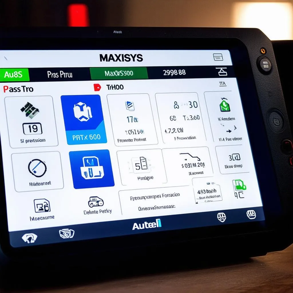 Autel MaxiSys 908S Pro Pass Thru Interface