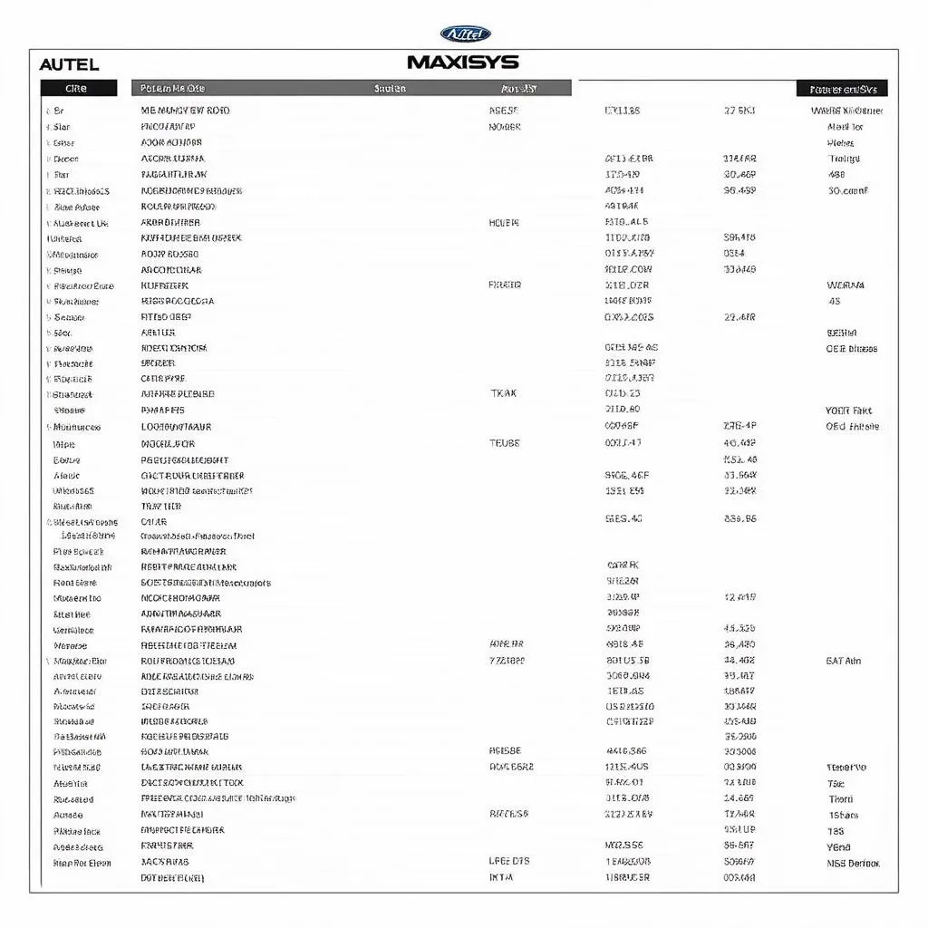 autel-maxisys-compatibility