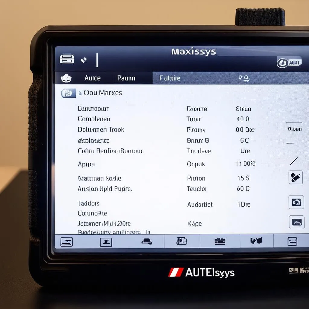 Autel Maxisys diagnostic tool