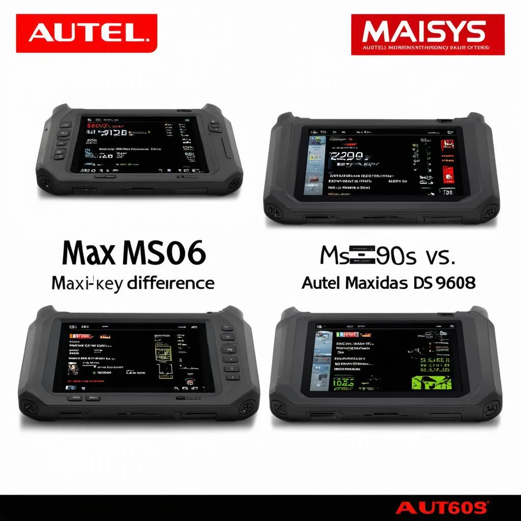 Autel Maxisys MS906 vs. Autel Maxidas DS808 comparison