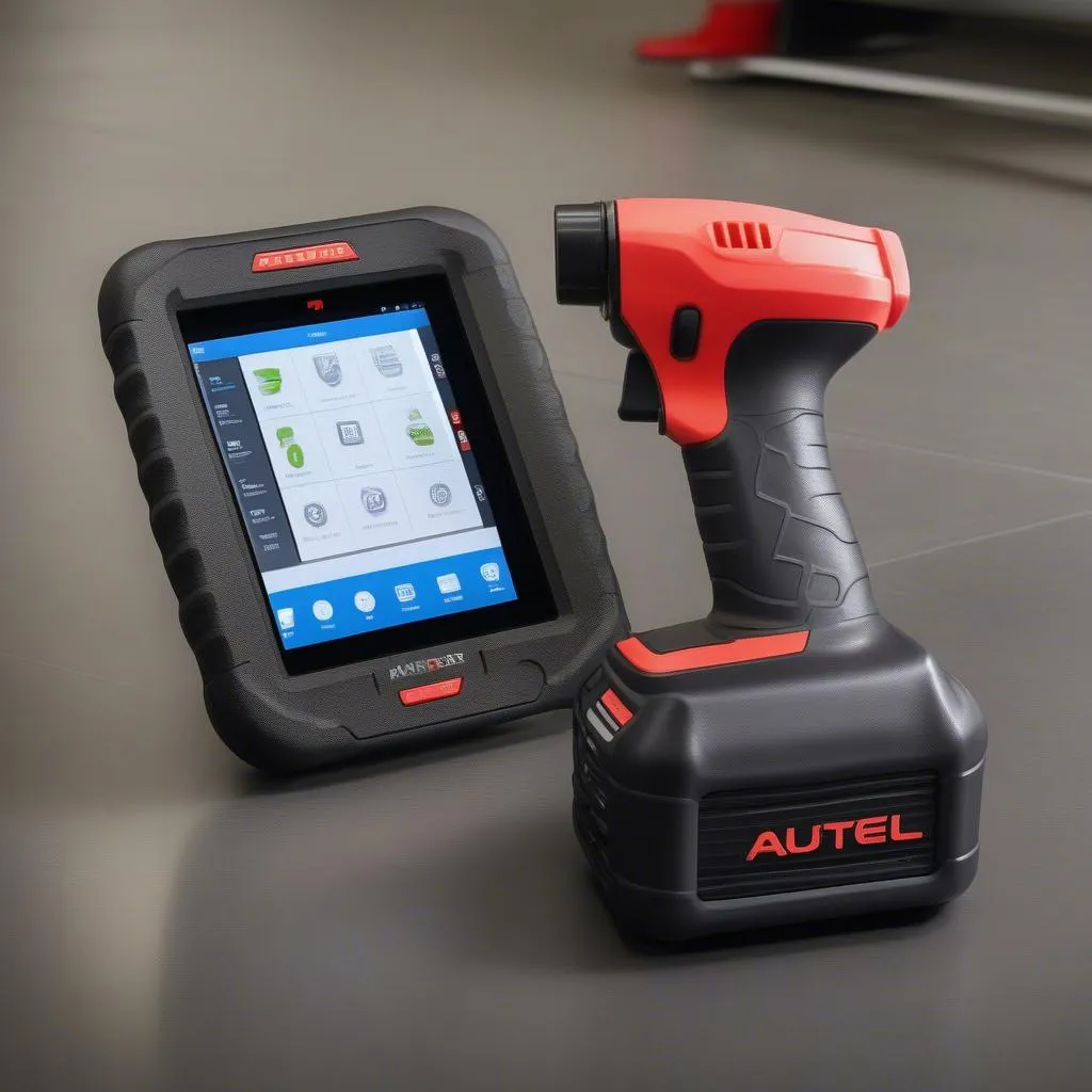 The Autel MaxiSys Elite scan tool