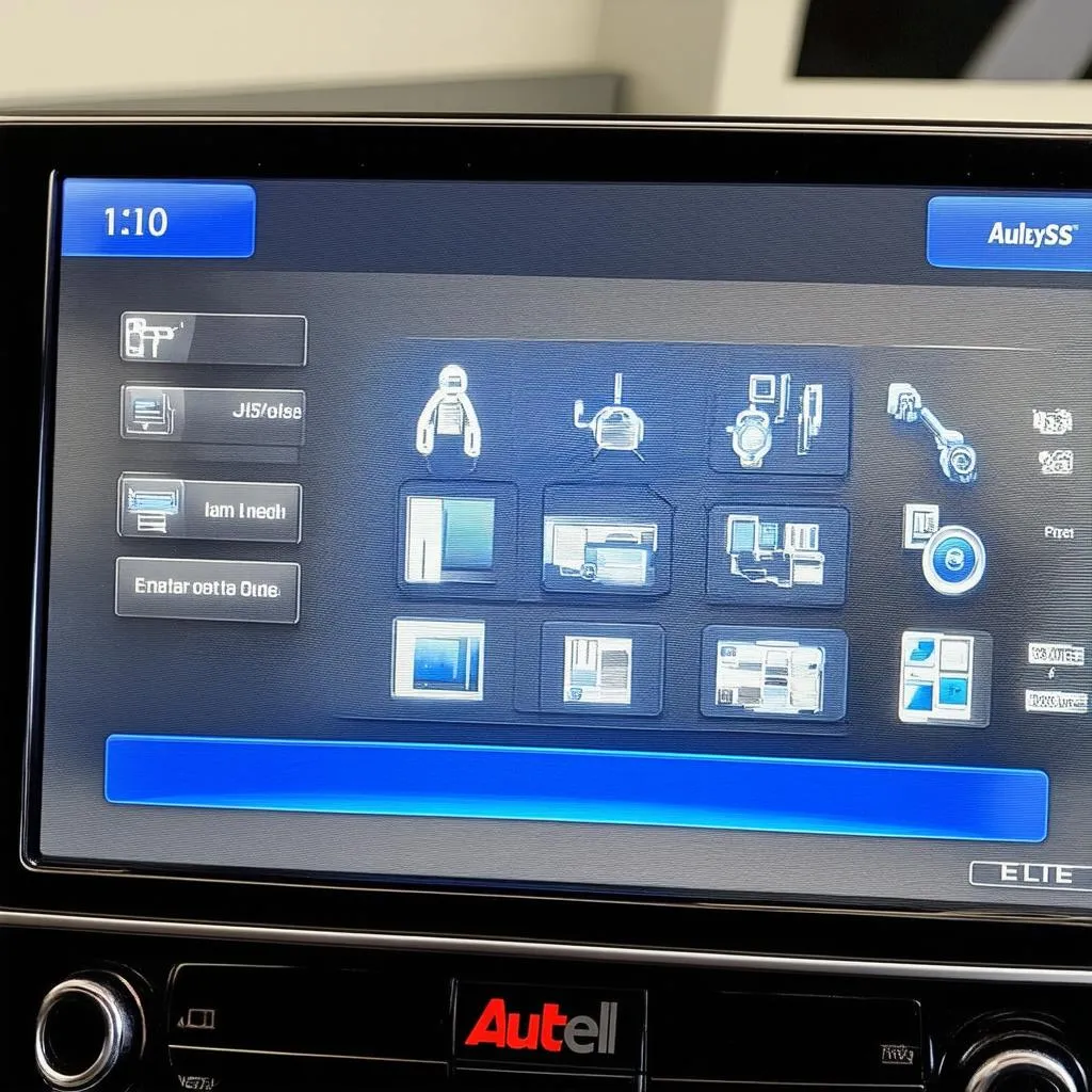 Autel MaxiSys Elite Interface